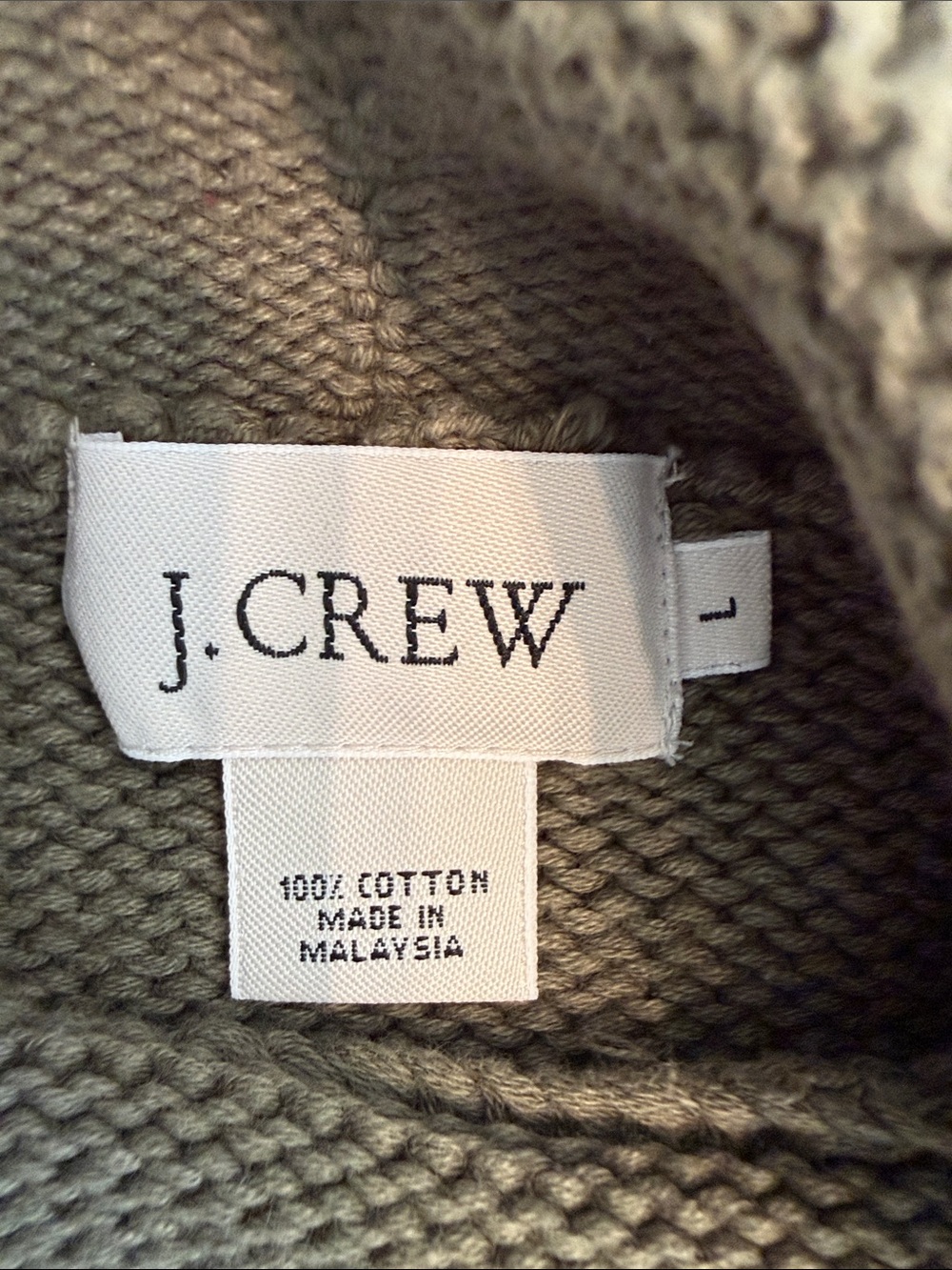 J. Crew Olive Turtleneck Knit Sweater - Picture 2 of 4